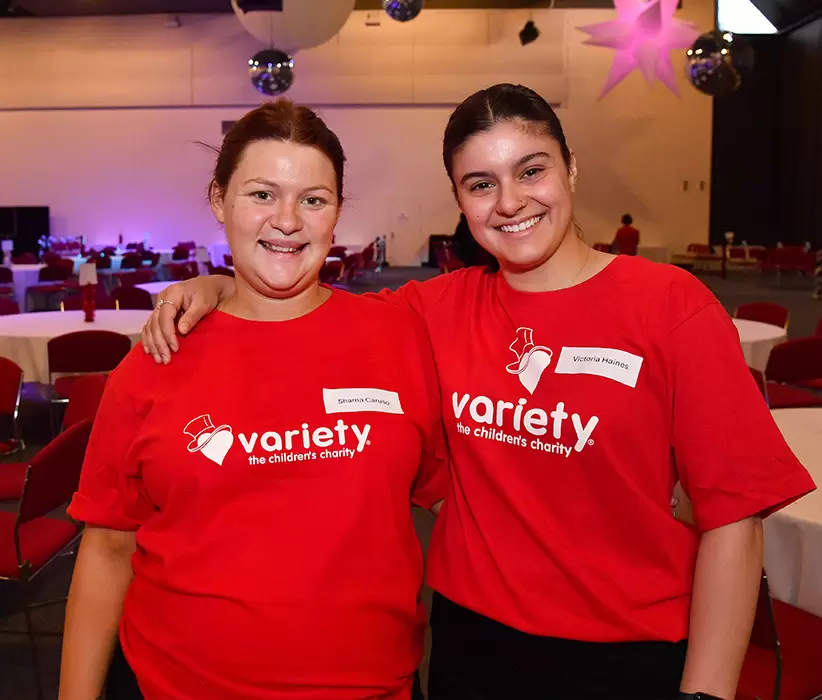 Variety WA volunteers at a community event